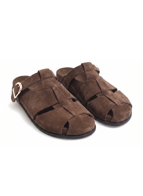 BANA DARK BROWN SUEDE