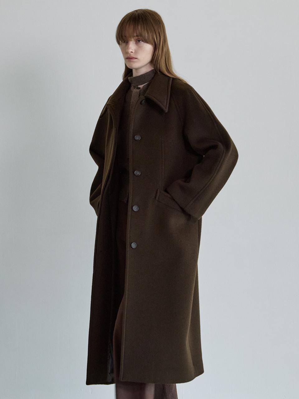 Classic Single-Breasted Long Coat